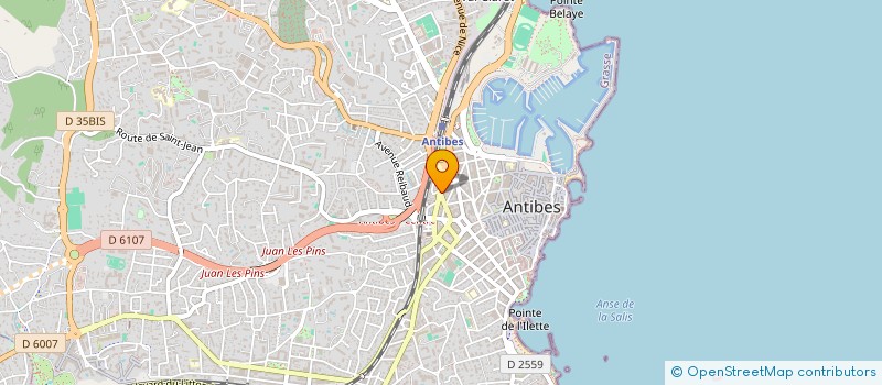 localisation de l'entreprise SCI MIRA à ANTIBES