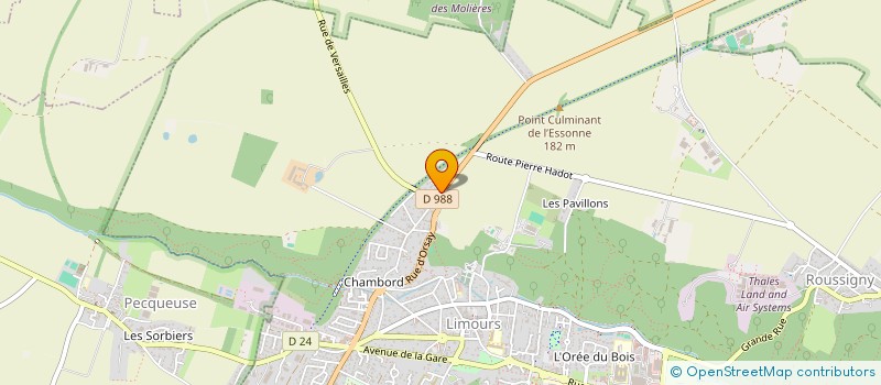 localisation de l'entreprise SCI MIRA  LIMOURS