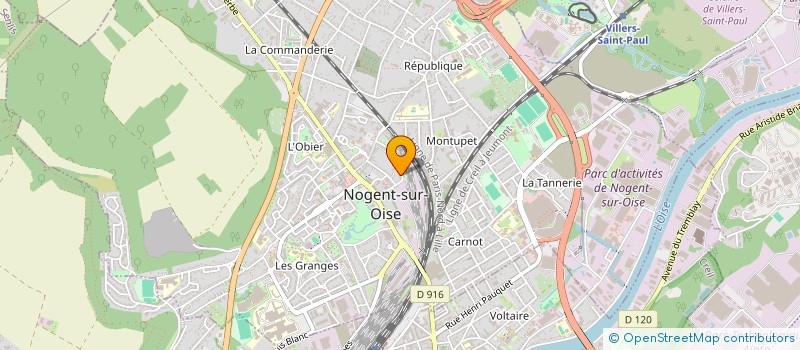 localisation de l'entreprise SCI MIRA  NOGENT-SUR-OISE