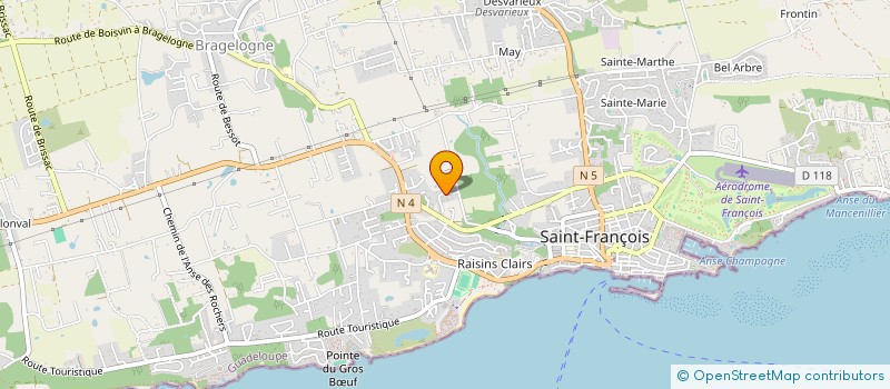 localisation de l'entreprise SCI MIRA  SAINT-FRANCOIS