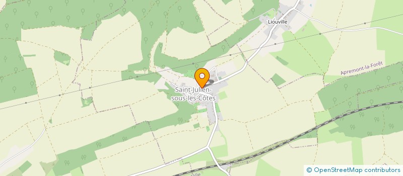 localisation de l'entreprise SCI MIRA BELLA à SAINT-JULIEN-SOUS-LES-COTES