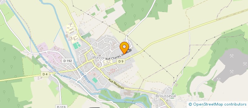 localisation de l'entreprise SCI MIRAB à WASSY