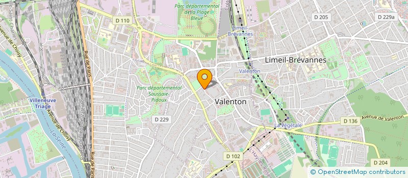 localisation de l'entreprise SCI MIRABARBOS à VALENTON