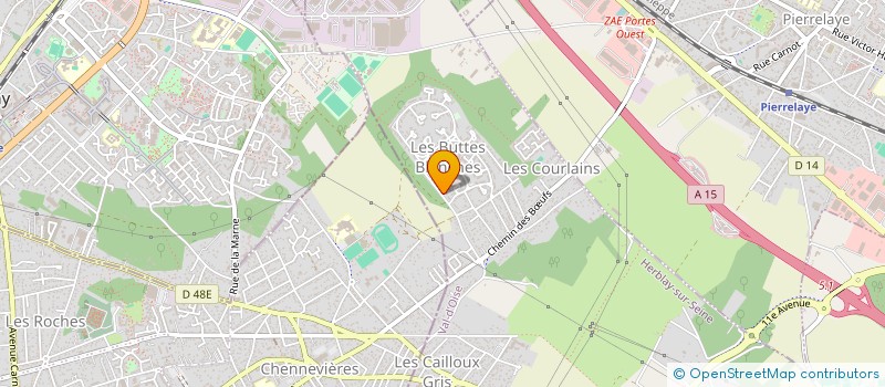 localisation de l'entreprise SCI MIRABAYE  HERBLAY-SUR-SEINE