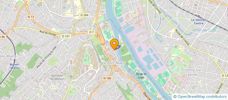 localisation de l'entreprise SCI MIRABEAU 18  LE PORT-MARLY