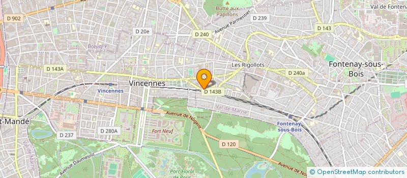 localisation de l'entreprise SCI MIRABEAU 1ER à VINCENNES