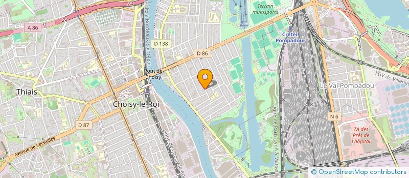 localisation de l'entreprise SCI MIRABEAU à SAINT-MAUR-DES-FOSSES