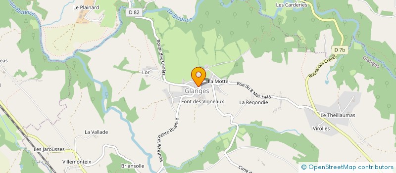 localisation de l'entreprise SCI MIRABEAU  GLANGES