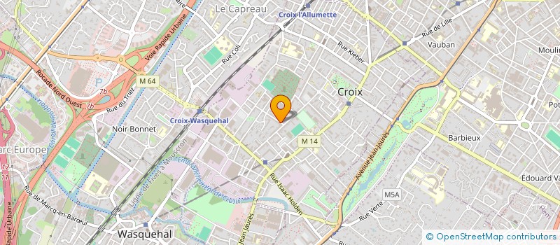 localisation de l'entreprise SCI MIRABEAU à CROIX