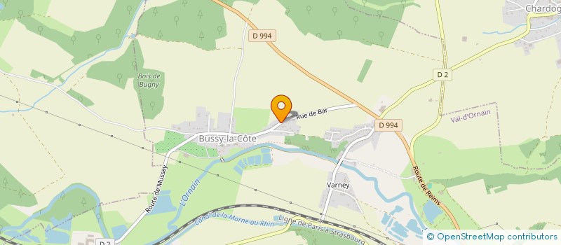 localisation de l'entreprise SCI MIRABEAU à VAL-D'ORNAIN