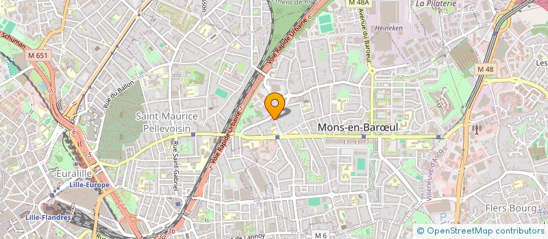 localisation de l'entreprise SCI MIRABEAU SARTS  MONS-EN-BARUL