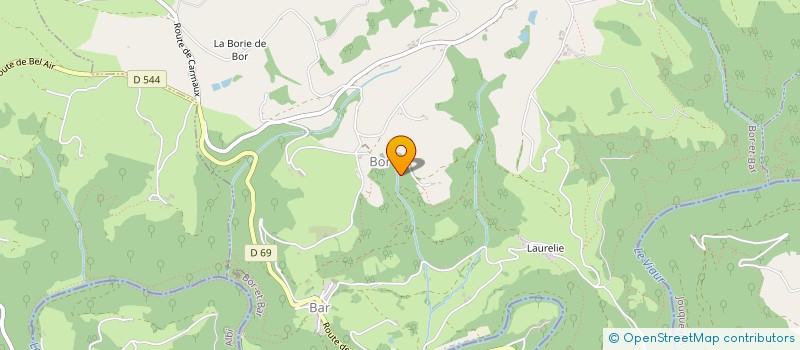 localisation de l'entreprise SCI MIRABEL  BOR-ET-BAR