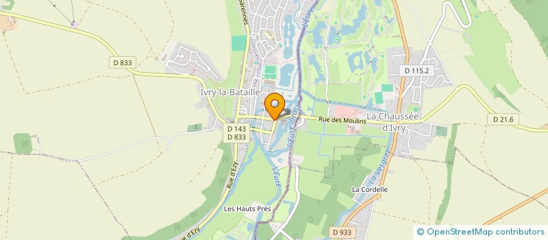 localisation de l'entreprise SCI MIRABEL  IVRY-LA-BATAILLE