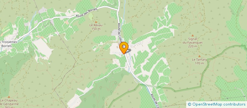 localisation de l'entreprise SCI MIRABELLE  COLLOBRIERES