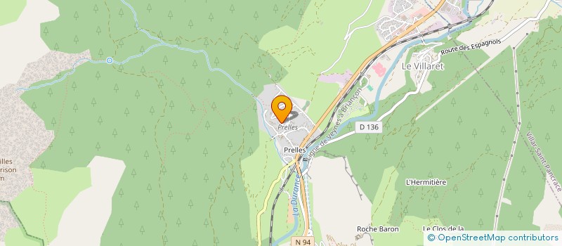 localisation de l'entreprise SCI MIRABELLE  SAINT-MARTIN-DE-QUEYRIERES