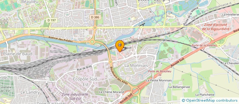 localisation de l'entreprise SCI MIRABELLE  CESSON-SEVIGNE