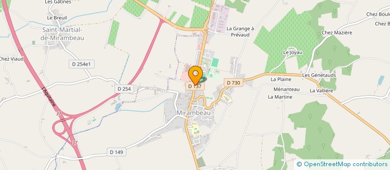 localisation de l'entreprise SCI MIRABELLE  MIRAMBEAU