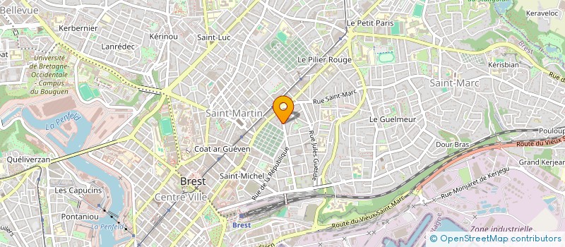 localisation de l'entreprise SCI MIRABELLE  BREST