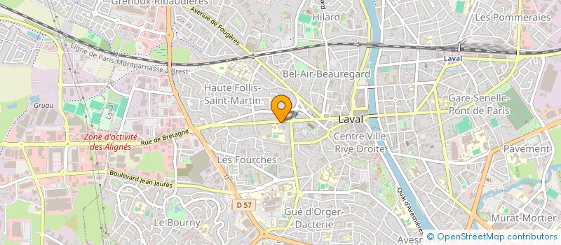 localisation de l'entreprise SCI MIRABELLE à LAVAL