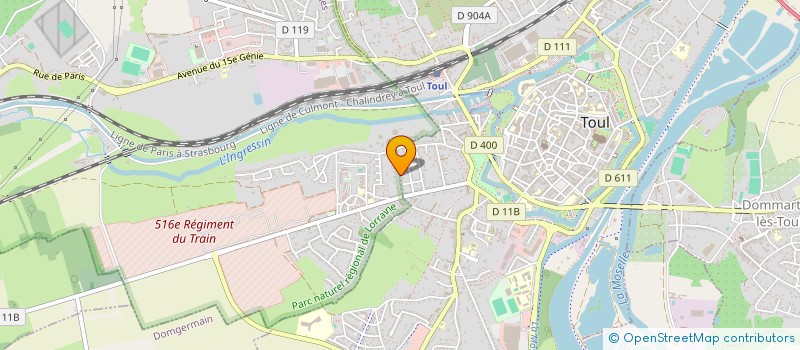 localisation de l'entreprise SCI MIRABELLE  ECROUVES