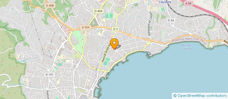 localisation de l'entreprise SCI MIRABELLE  LA CIOTAT