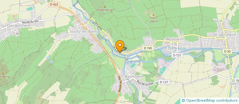 localisation de l'entreprise SCI MIRABELLE MOTTARET  WOLXHEIM