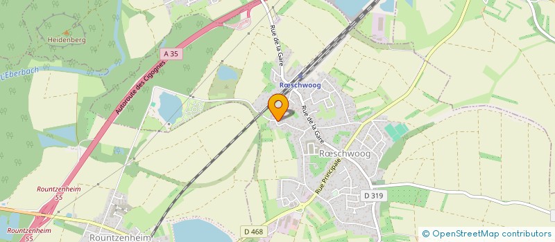 localisation de l'entreprise SCI MIRABELLE ROESCHWOOG  RSCHWOOG