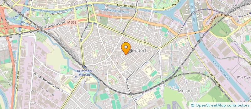 localisation de l'entreprise SCI MIRAC  STRASBOURG