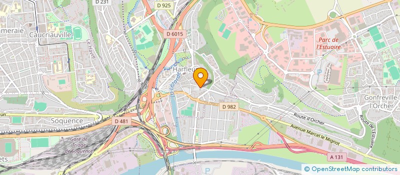 localisation de l'entreprise SCI MIRACLE  HARFLEUR