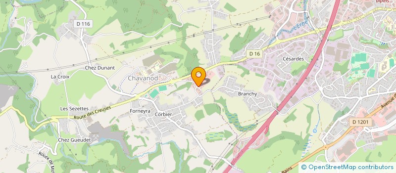 localisation de l'entreprise SCI MIRACLE  CHAVANOD