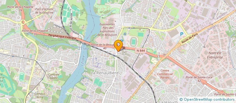 localisation de l'entreprise SCI MIRAFLORES à NANTES