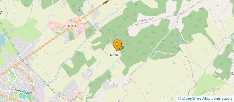 localisation de l'entreprise SCI MIRAILH  ORTHEZ