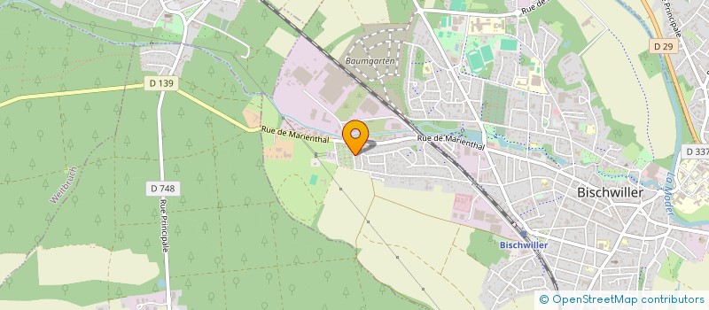 localisation de l'entreprise SCI MIRAJ  BISCHWILLER