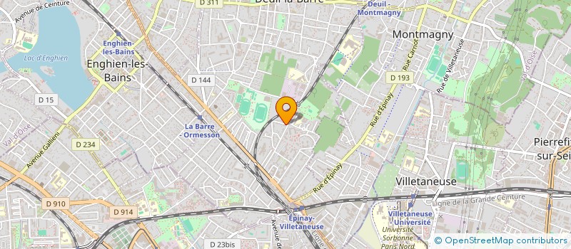 localisation de l'entreprise SCI MIRAM à DEUIL-LA-BARRE