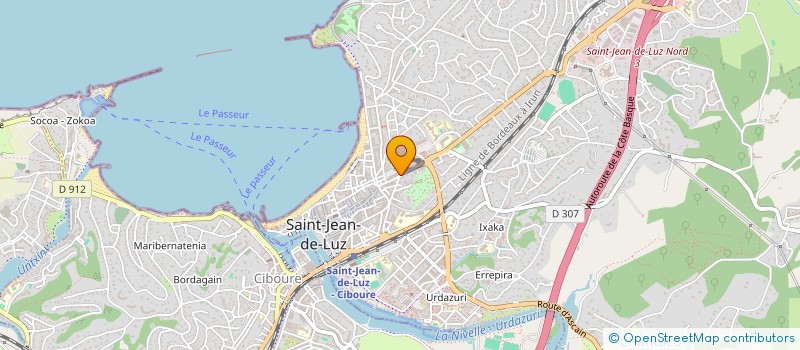 localisation de l'entreprise SCI MIRAMAR à SAINT-JEAN-DE-LUZ
