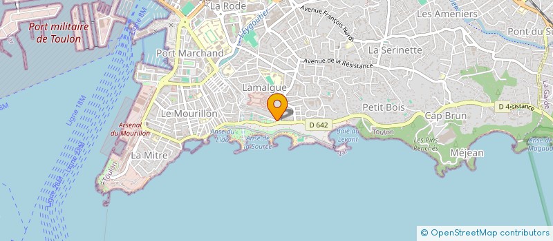 localisation de l'entreprise SCI MIRAMAR à TOULON