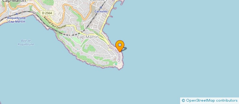 localisation de l'entreprise SCI MIRAMAR à ROQUEBRUNE-CAP-MARTIN