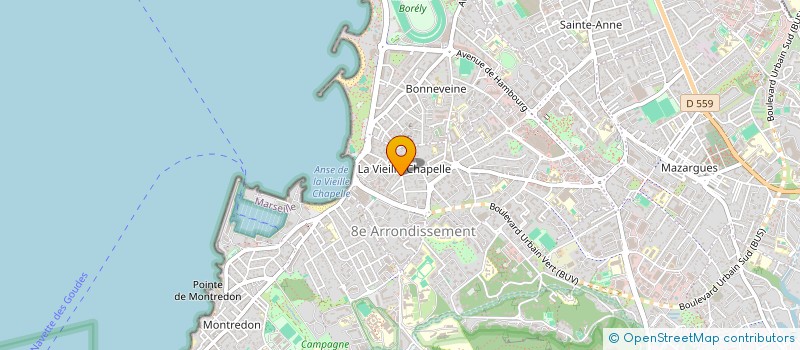 localisation de l'entreprise SCI MIRAMAR à MARSEILLE