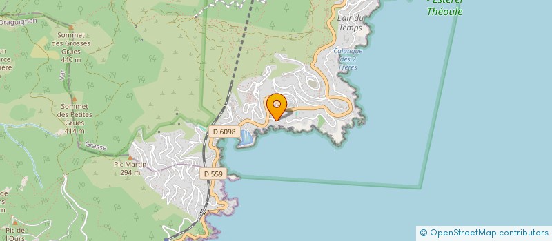 localisation de l'entreprise SCI MIRAMAR  THEOULE-SUR-MER