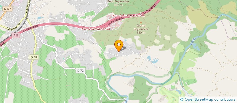 localisation de l'entreprise SCI MIRAMAR  VIDAUBAN