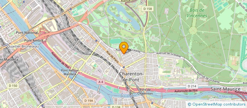 localisation de l'entreprise SCI MIRAMAR  CHARENTON-LE-PONT