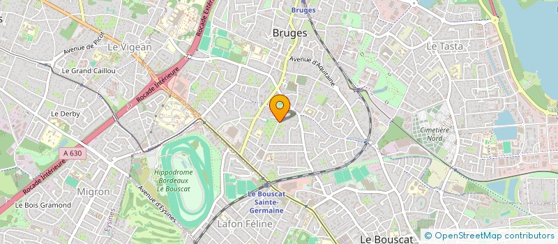 localisation de l'entreprise SCI MIRAMAR  BRUGES