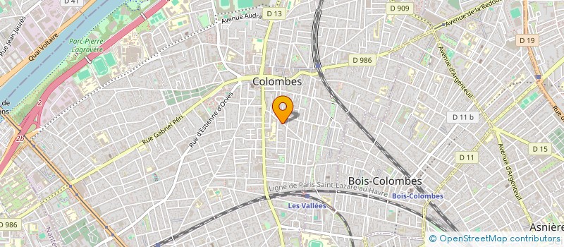 localisation de l'entreprise SCI MIRAMAR TEAM à COLOMBES