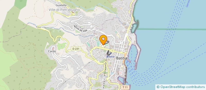 localisation de l'entreprise SCI MIRAMARE à BASTIA