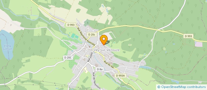 localisation de l'entreprise SCI MIRAMENDI  CIREY-SUR-VEZOUZE