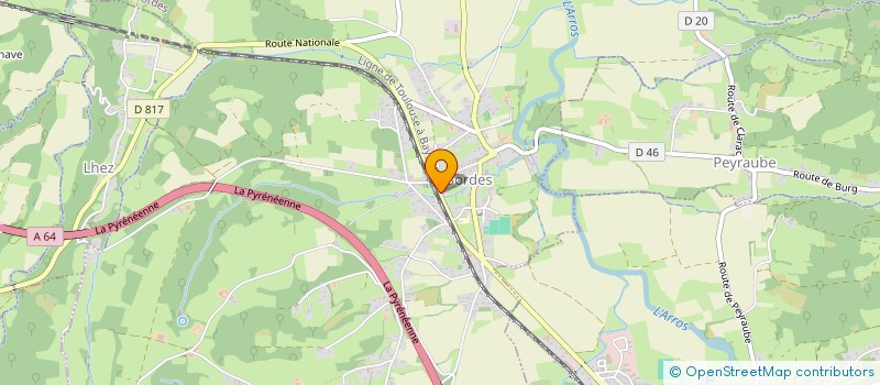 localisation de l'entreprise SCI MIRAMONTES  BORDES