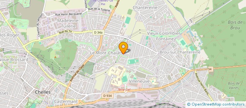 localisation de l'entreprise SCI MIRAN  CHELLES