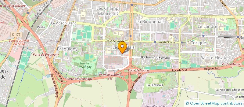 localisation de l'entreprise SCI MIRANDA  RENNES