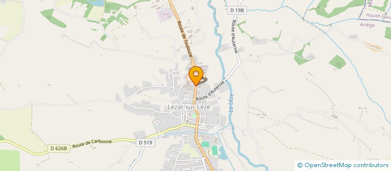 localisation de l'entreprise SCI MIRANDE à LEZAT-SUR-LEZE