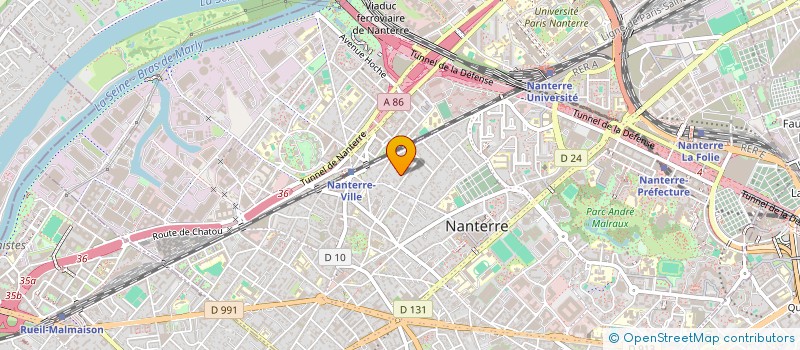 localisation de l'entreprise SCI MIRANDEL  NANTERRE